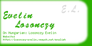 evelin losonczy business card